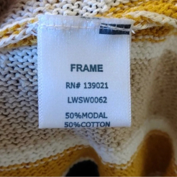 ! FRAME Denim Bold Vertical Striped knit Sweater dress S - Picture 5 of 5